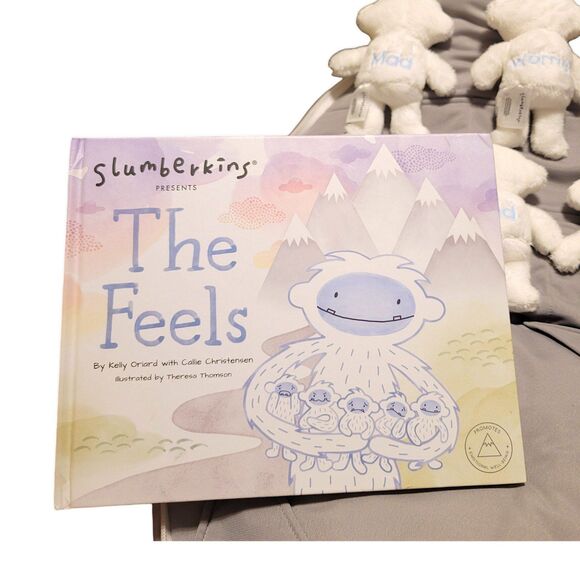 Yeti Snuggler and Book Set - Gray and White - Picture 8 of 10